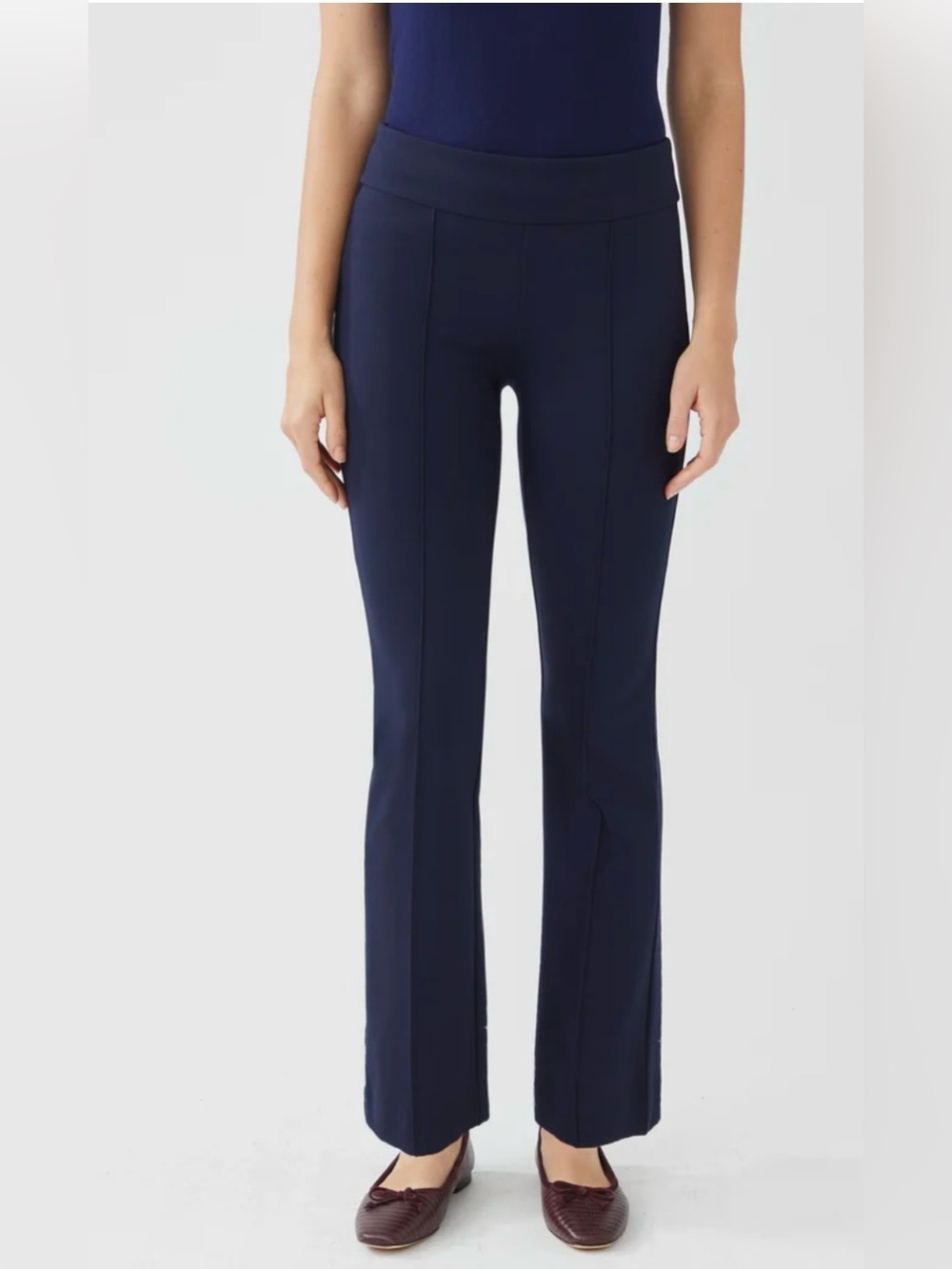 NWT J. McLaughlin Rylie pants winter navy size XS business casual office preppy